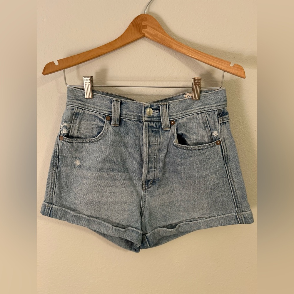 Free People Jean Shorts